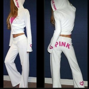 Pink Victoria Secret, Rare,Never find like This Hooded Sweatsuit